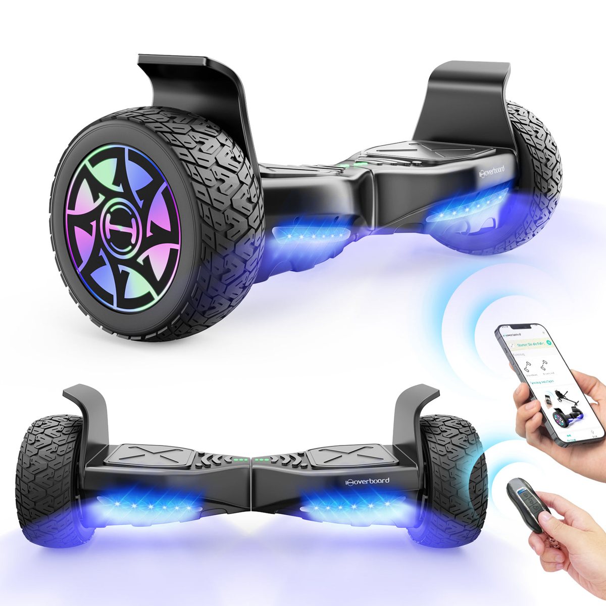 Hoverboard 8" Bluetooth mit LED-Leuchten Ansicht 2