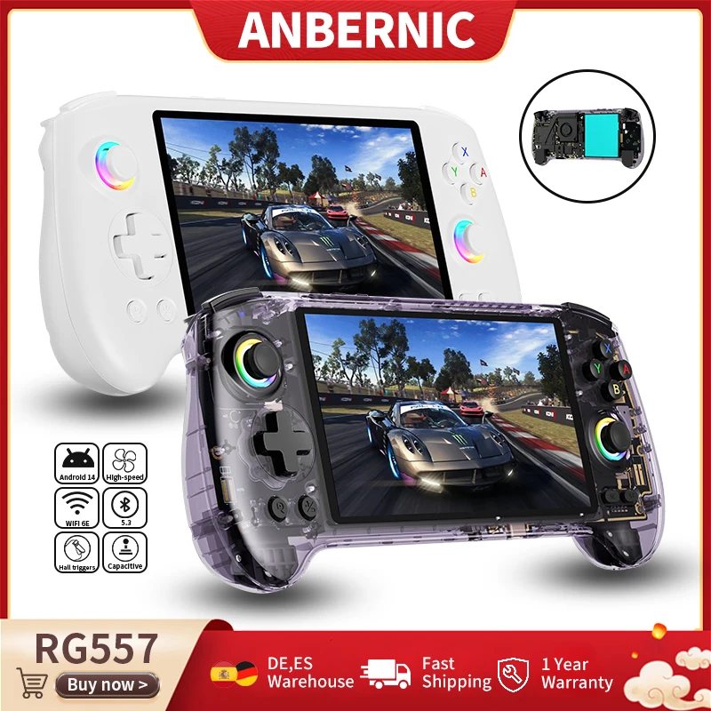 ANBERNIC RG557 Tragbare AMOLED Konsole Ansicht 4