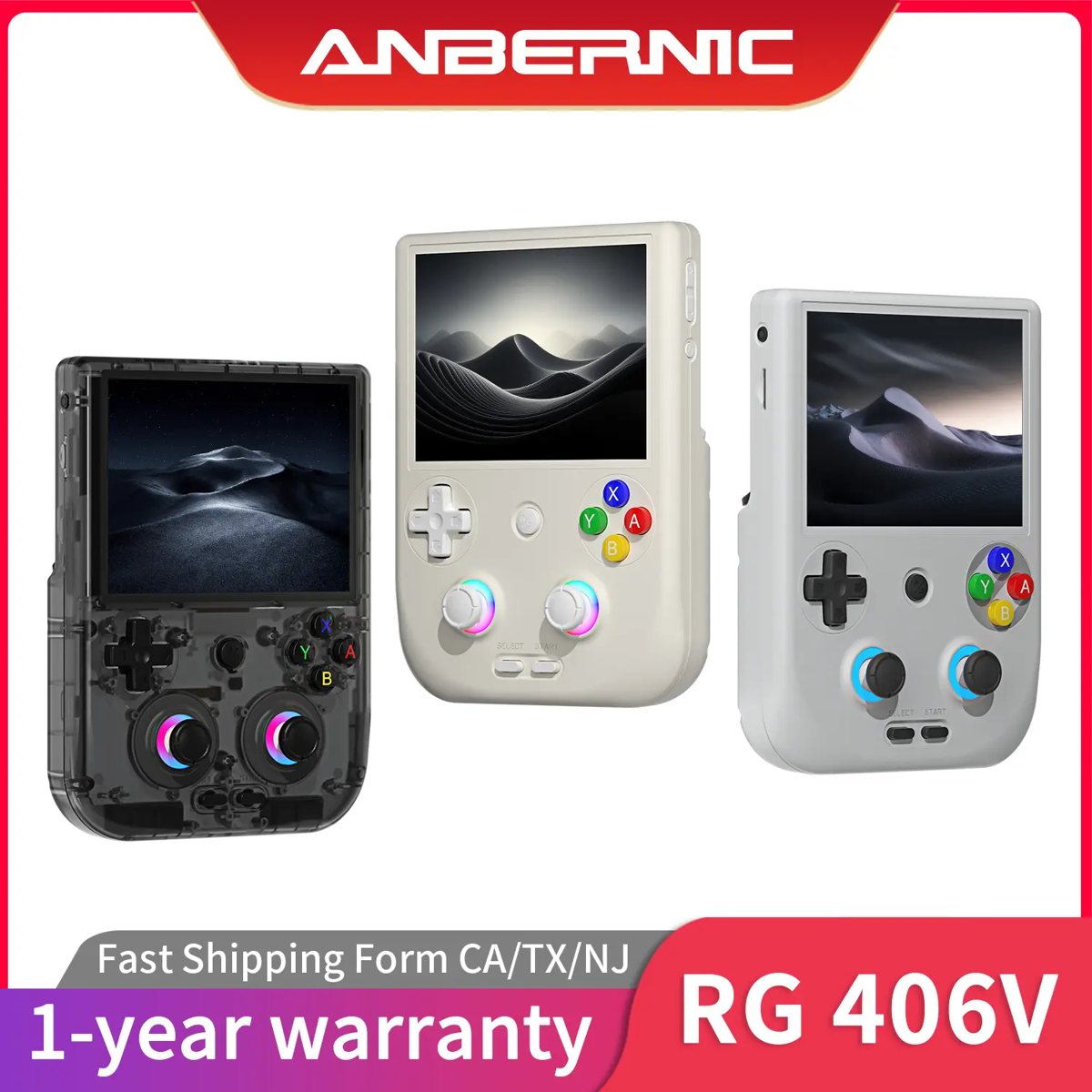RG 406V Retro-Konsole AMOLED Ansicht 4