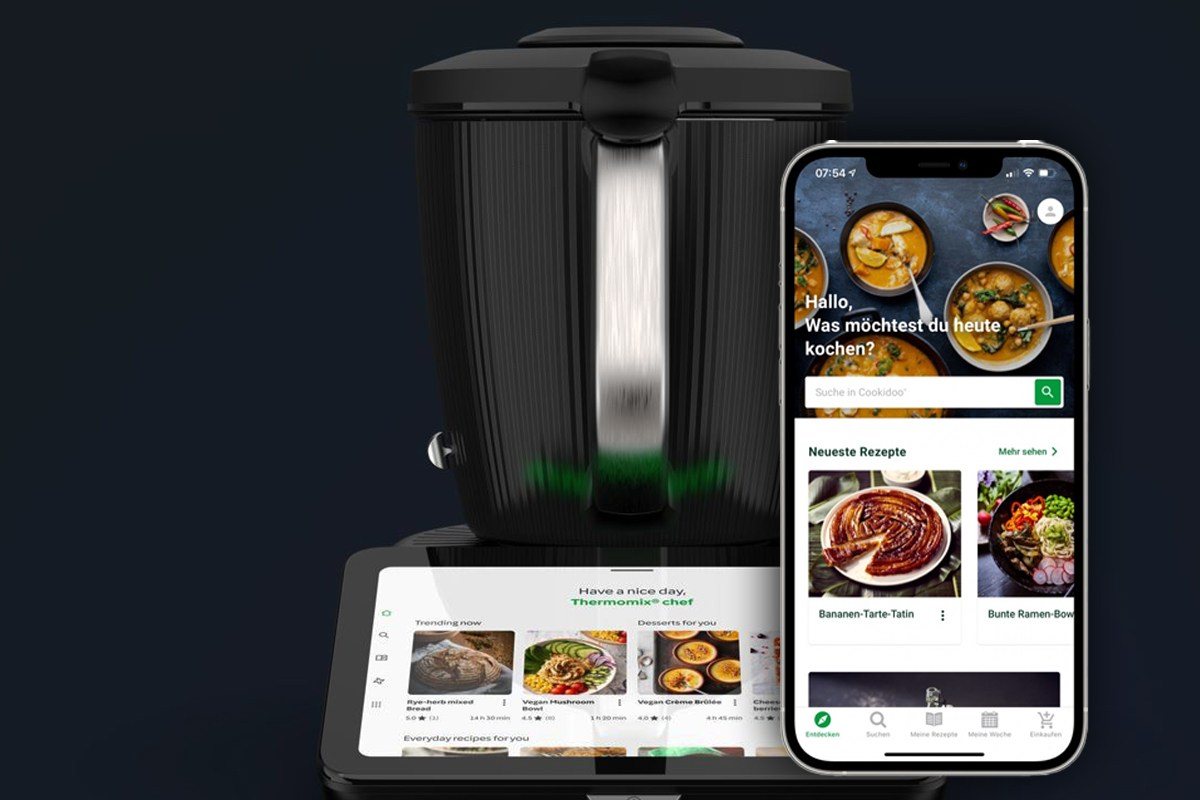 Thermomix TM7 Vorwerk Multifunktionsroboter mit Cookidoo Ansicht 2