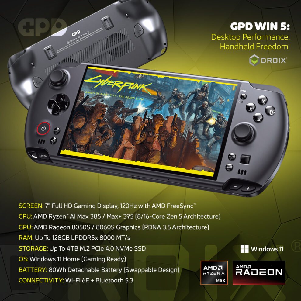 Win 5 Tragbarer Gaming-PC Ansicht 3