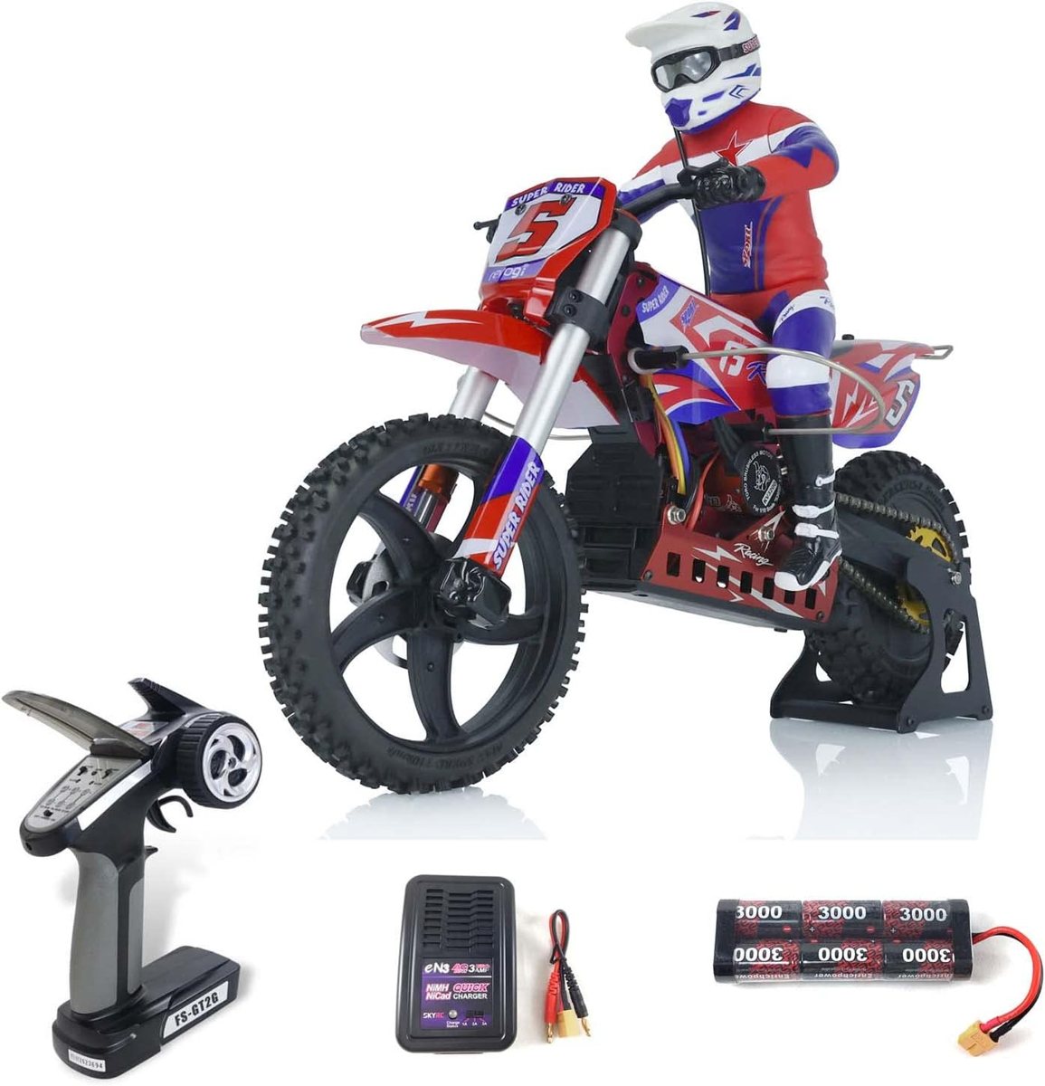 RC Sportmotorrad mit selbstbalancierendem Gyroskop Ansicht 3