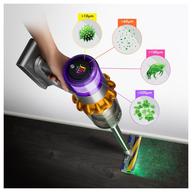 Dyson V15 Detect Absolute kabelloser Staubsauger Ansicht 4