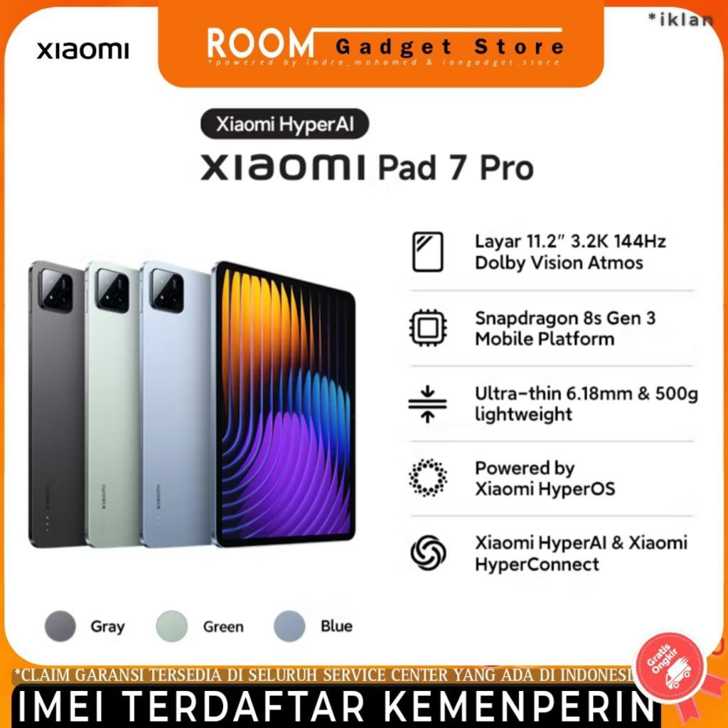 Xiaomi Pad 7 Pro 11,2" Snapdragon 8s Gen 3 Ansicht 3