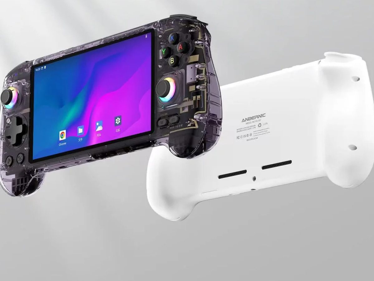 ANBERNIC RG557 Tragbare AMOLED Konsole Ansicht 3