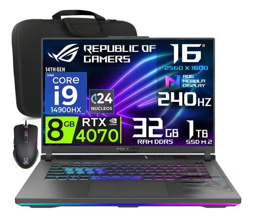 ASUS ROG Strix G16 RTX 4070 i9-14900HX Ansicht 3