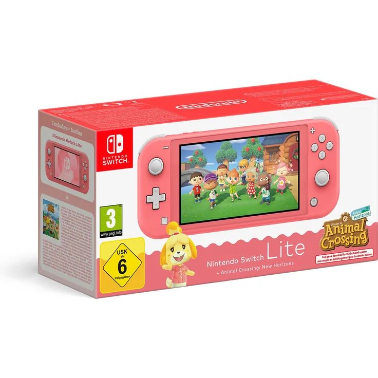 Nintendo Switch Lite Tragbare Konsole Ansicht 2