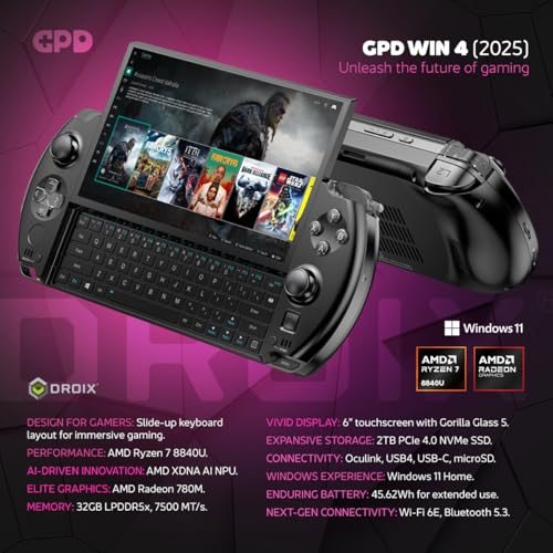 Win 4 2025 Tragbarer Gaming-PC Ansicht 4